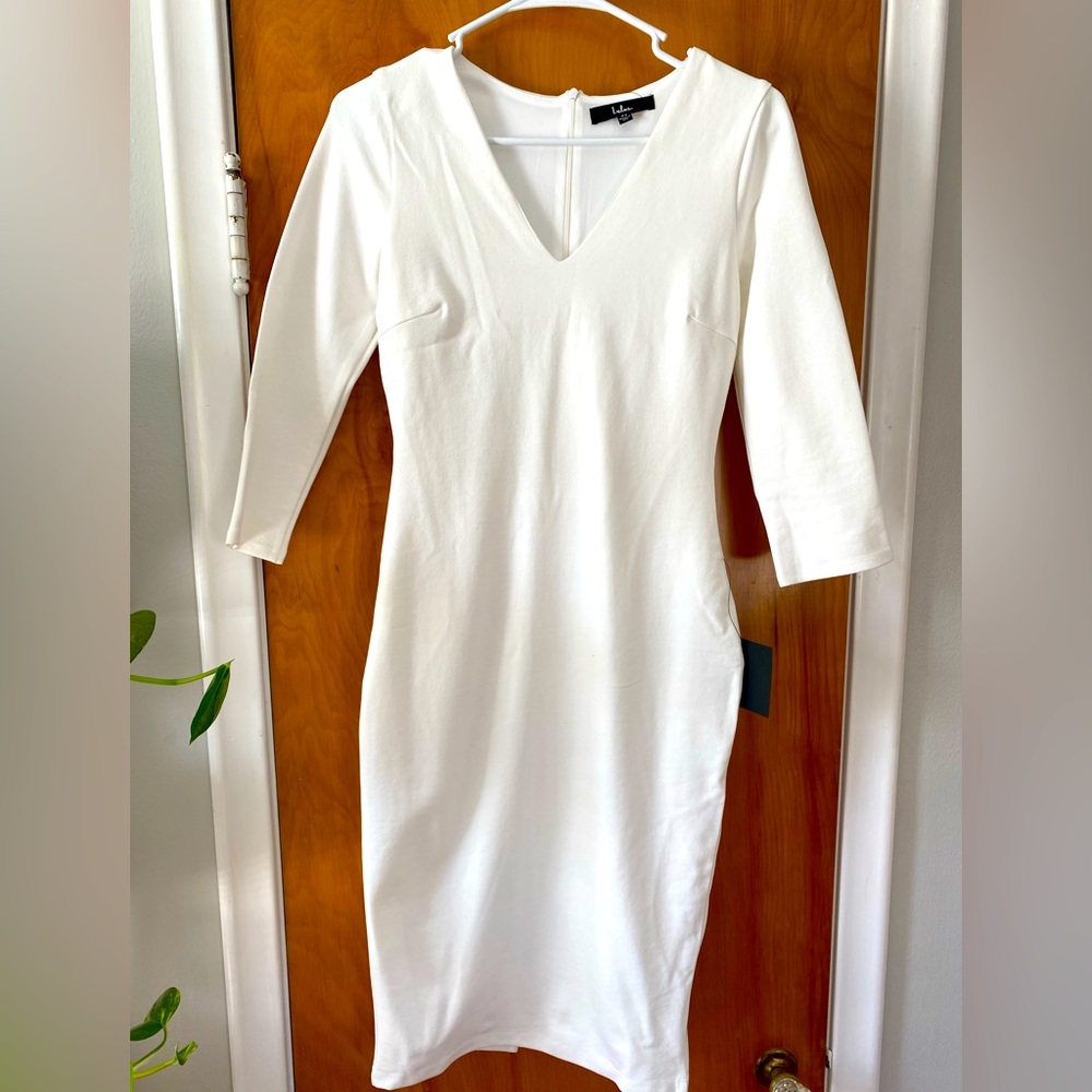 Lulus White Midi Dress